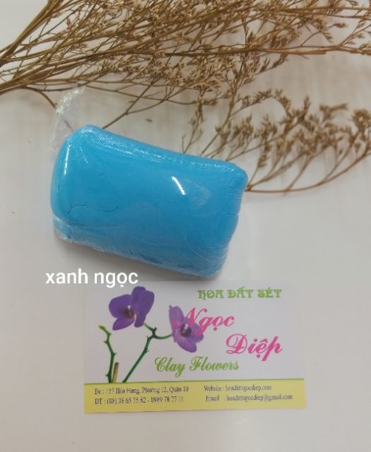 ĐẤT SÉT THÁI LÀM HOA PHA MÀU SẴN 100GR