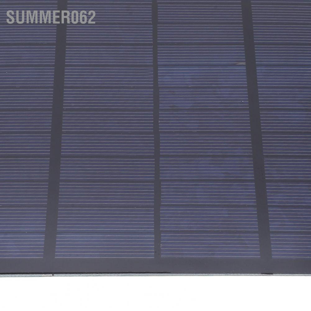 Summer062 3W 12V DIY Solar Battery Panel Portable Outdoor Travel Polysilicon 145x145mm