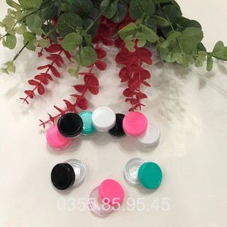 Hũ nhựa nhí đựng 3g - 5g nhiều mẫu