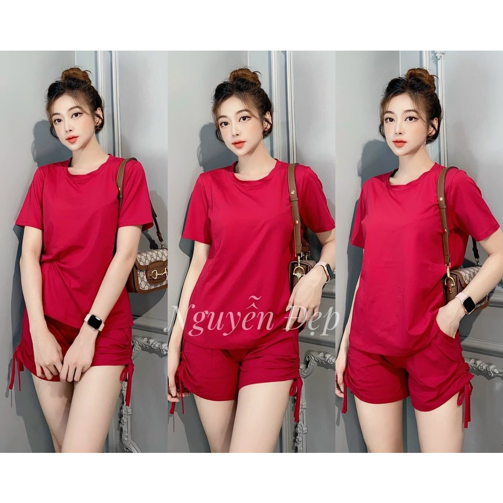 HÀNG LOẠI 1 - BỘ ĐỒ ĐÙI COTON DẦY THẤM HÚT MỒ HÔI CO DÃN TỐT