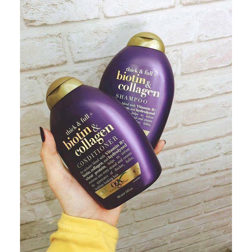 Cặp dầu gội xả Biotin collagen