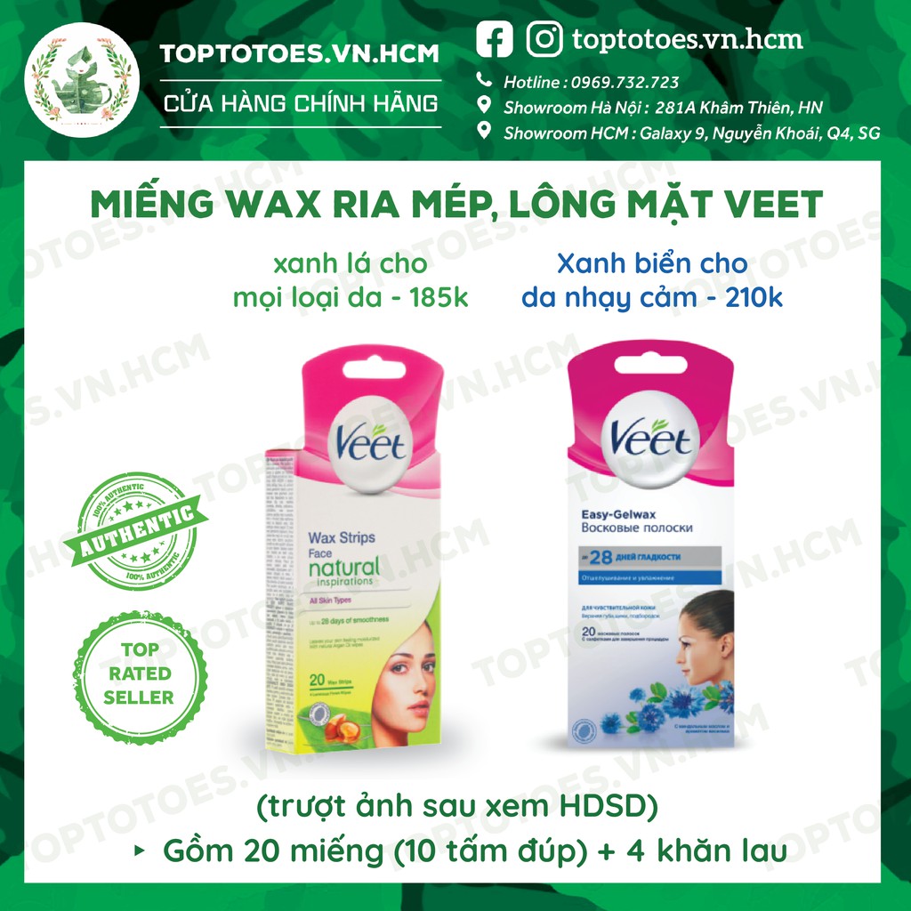 Wax ria mép Veet