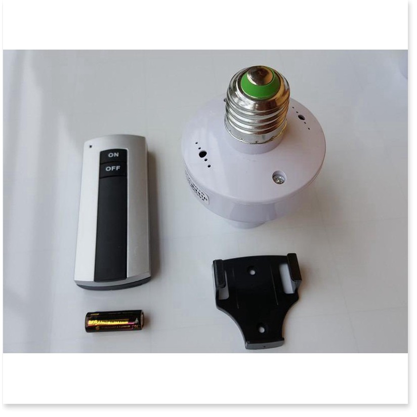 Đuôi đèn  ⛔GIÁ SỈ⛔  Đuôi đèn E27 điều khiển từ xab thông minh, điều khiển bật tắt bóng đèn từ xa cao cấp 5976