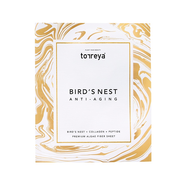 [Combo 10] Mặt Nạ Dưỡng Da TORREYA BRID'S NEST ANTI-AGING MASK, Chiết Xuất Từ Tổ Yến (25gr) - Date: 05/09/2022