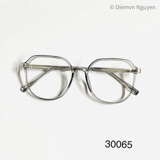 30065 gọng kính cận lục giác vạt đầu, form to, nhiều màu, gọng cận nam nữ