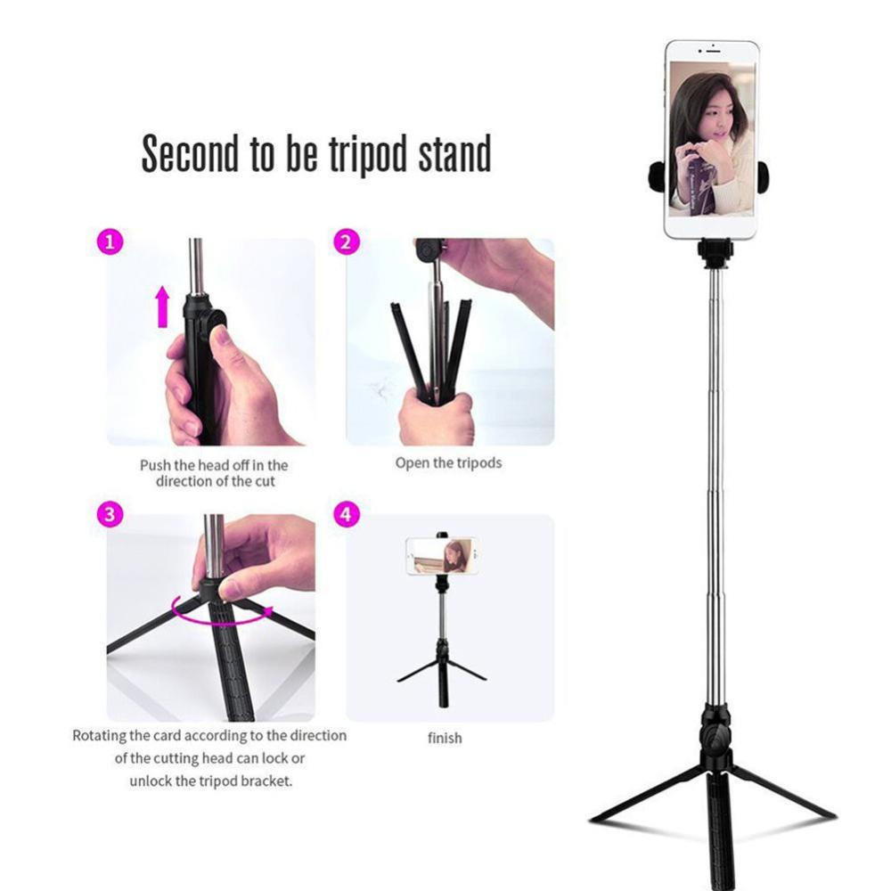 Gậy Selfie Bluetooth Không Dây Điều Khiển Từ Xa DIGIFOUNDER 3 Trong 1 Cho VIVO OPPO Xiaomi M6W4