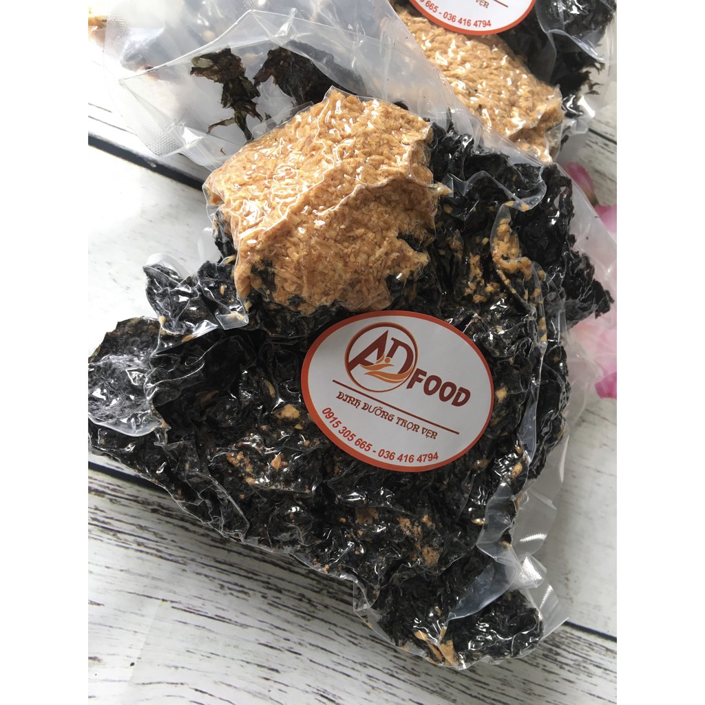 500g Rong biển cháy tỏi loại ngon ADFOOD