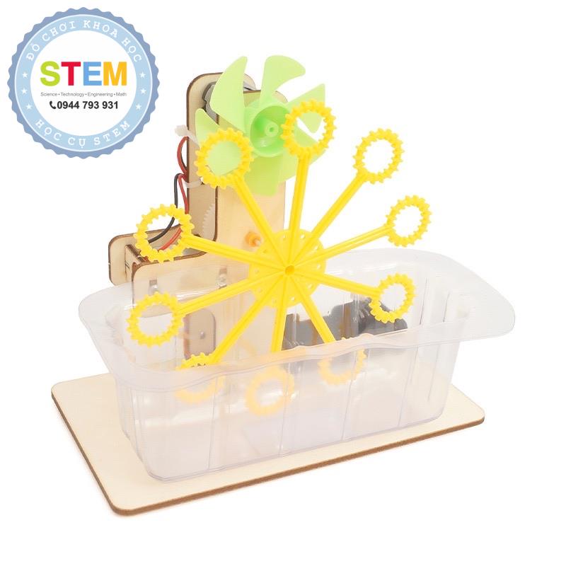 Máy tạo bong bóng tự lắp ráp DIY| Đồ chơi STEM