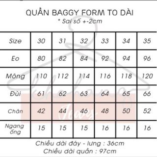 (Sai 30_35) QUẦN BAGGY JEANS - BASIC bigsize