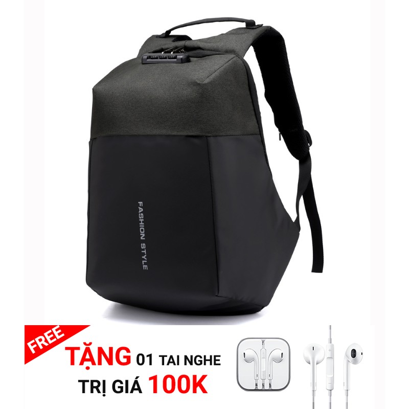 Balo đa năng Chống Trộm, Chống Nước - CT03 có cổng Xạc USB , Đựng laptop, iPad đồ du lịch đi học