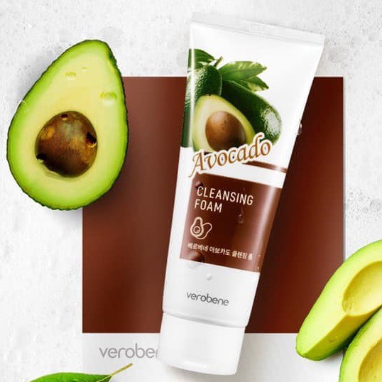 Sữa rửa mặt Bơ Verobene Avocado Cleansing Foam sáng mịn da 150ml | BigBuy360 - bigbuy360.vn