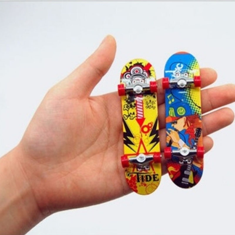 Set 2/4/6 Ván Trượt Ngón Tay Mini Bằng Hợp Kim Cho Bé