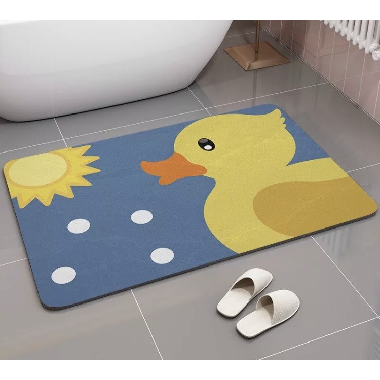 [SIÊU THẤM] Thảm Silicon Siêu Thấm Nước Chống Trượt Lót Sàn Nhà Tắm 40x60cm - Dumi Shop