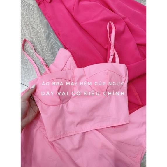 [ 𝐅𝐑𝐄𝐄 𝐒𝐇𝐈𝐏 ] SET 4 MÓN HỒNG BABY KÈM MŨ