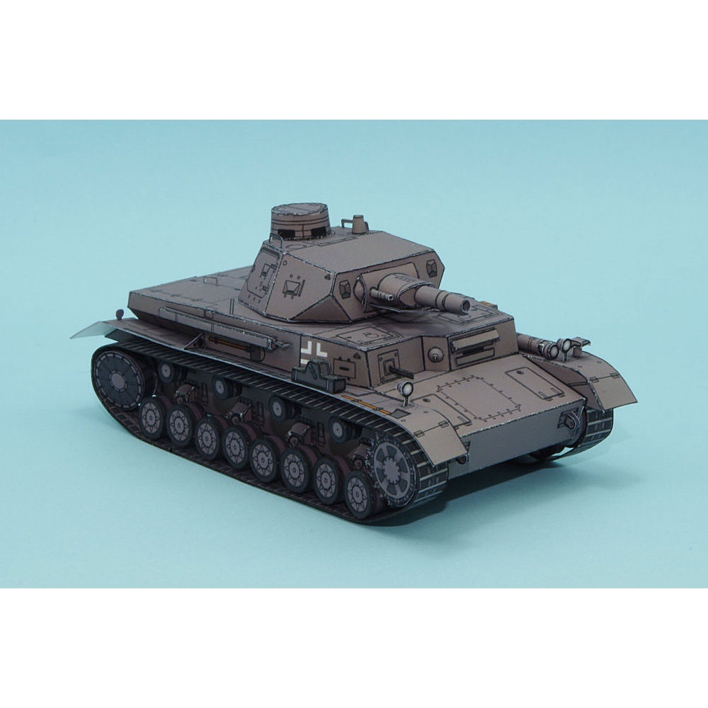 Mô hình giấy 3D xe tăng quân sự xe tank Pz.Kpfw. IV Ausf. D tỉ lệ 1/72