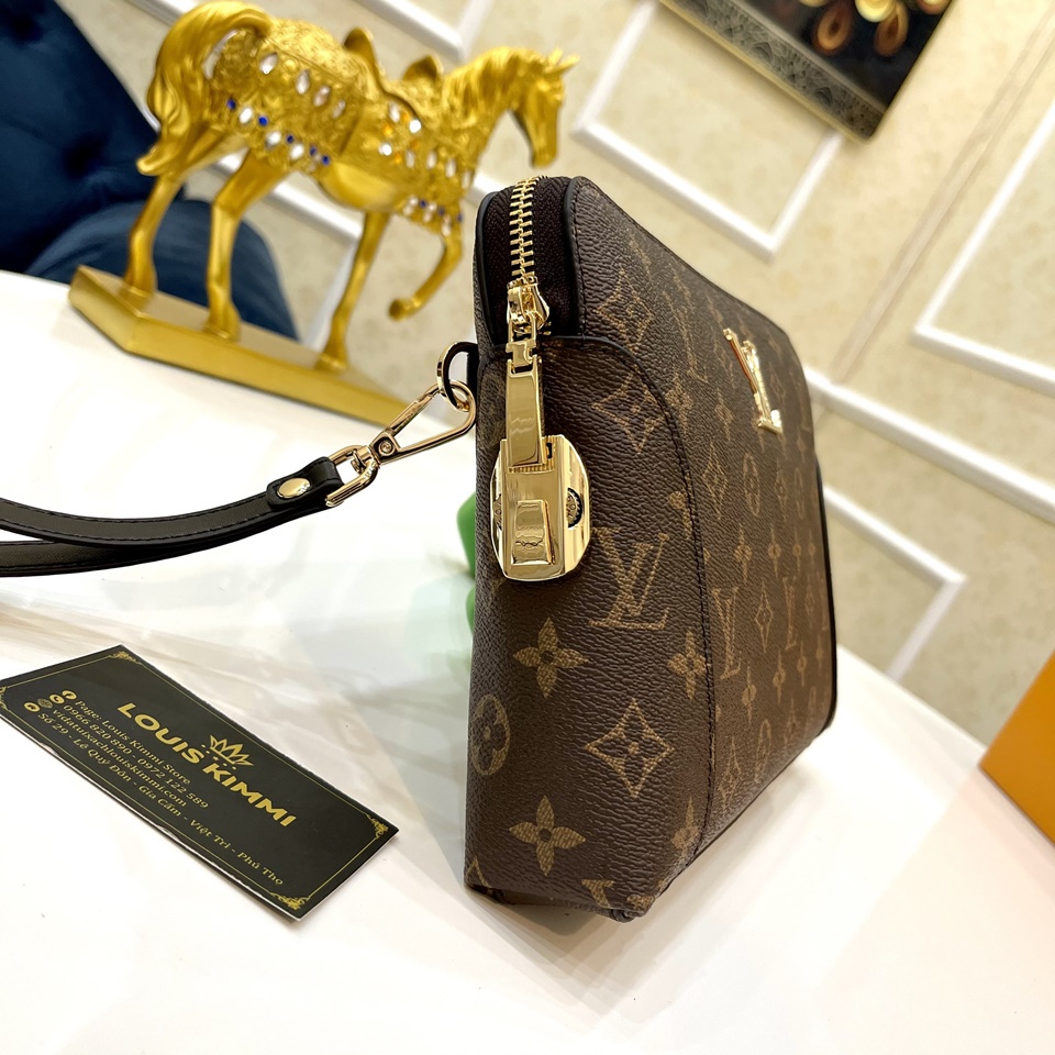 Clutch - Ví cầm tay nam nữ khóa số cao cấp Da bò 100% CL312