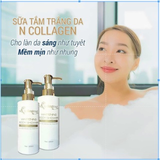 Sữa tắm dưỡng trắng da toàn thân n-collagen - sữa tắm chính hãng cubi store