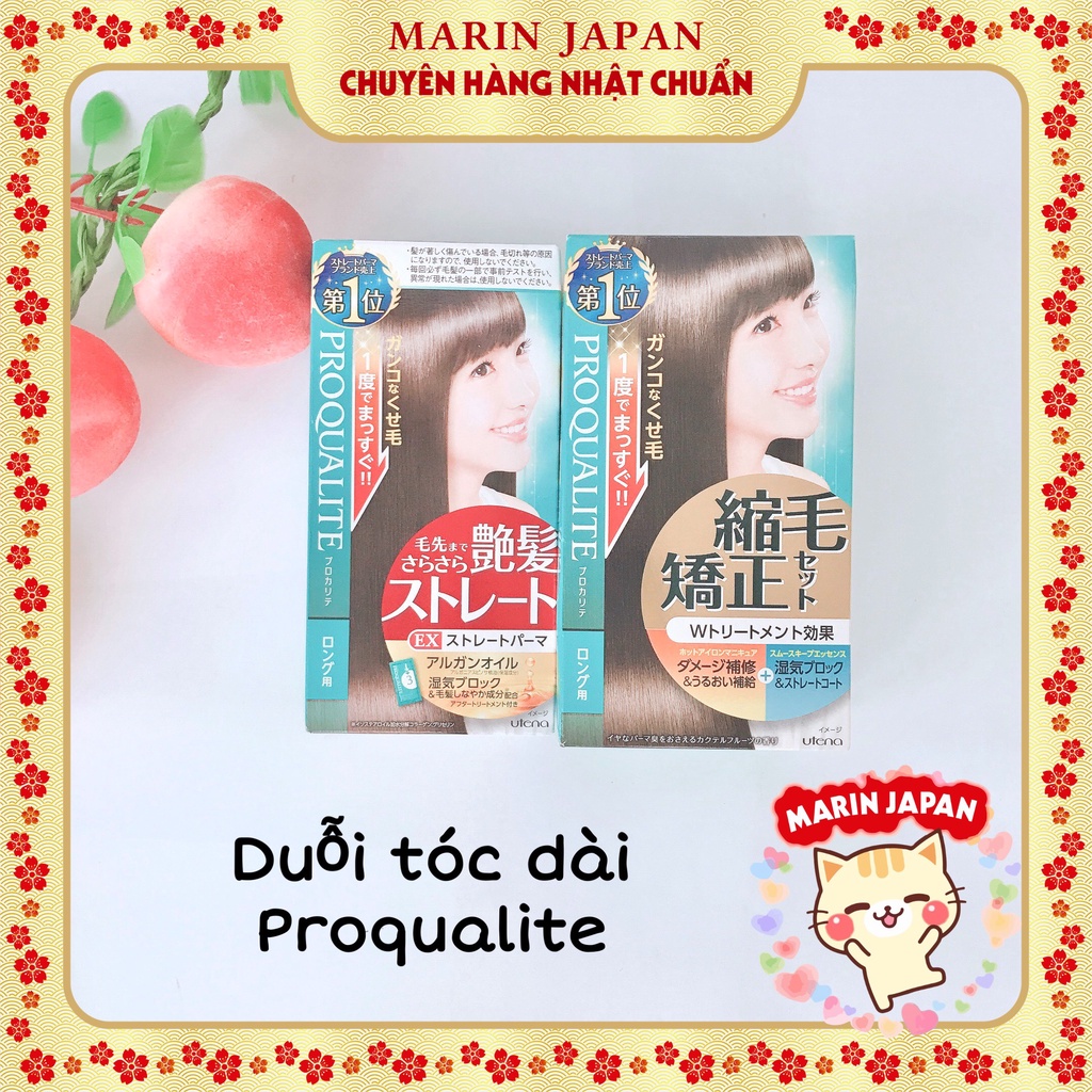 (Có sẵn,date xa,đủ bill) Duỗi tóc nội địa Nhật Proqualite loại cho tóc ngắn và tóc dài tự nhiên