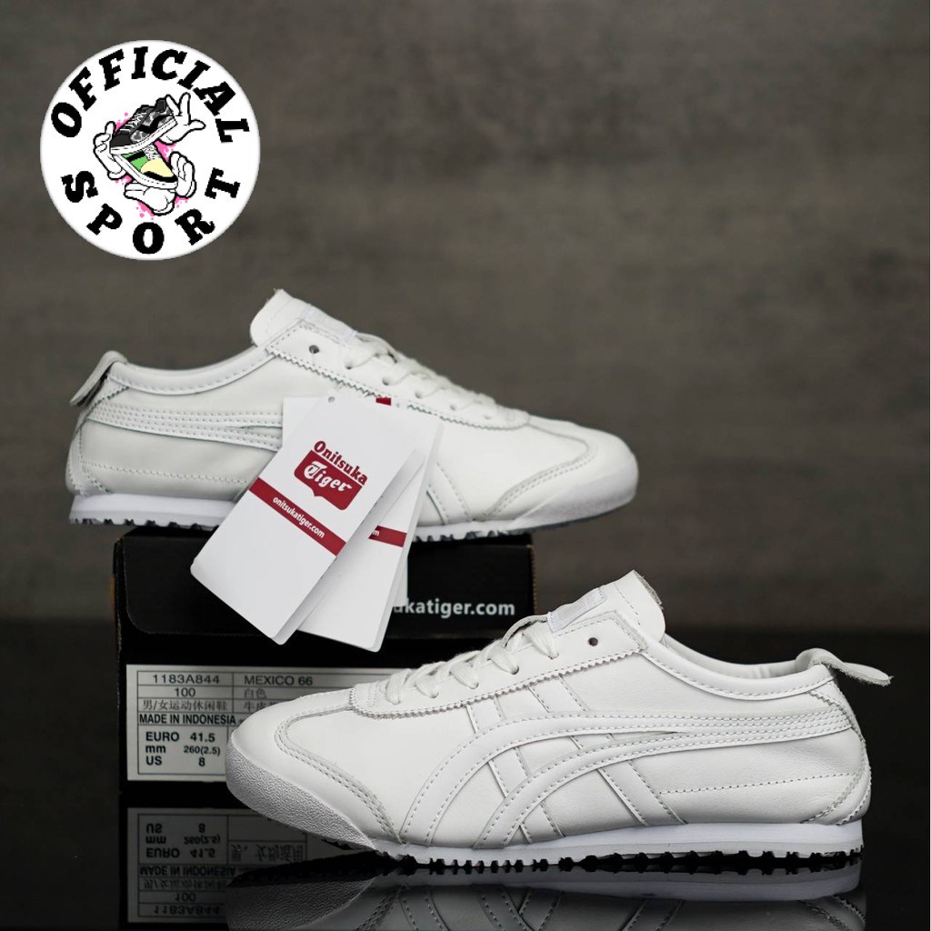 Giày Thể Thao Da Bò ASICS Onitsuka Tiger Mexico 66 Thời Trang Cho Nam Và Nữ ON: 8850tigers