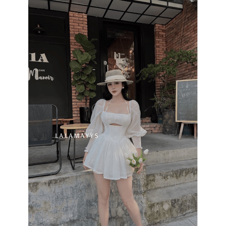 ĐẦM TƠ XỐP CÓ MÚT CÓ LÓT QUẦN CỰC XINH UP thoi trang shop valentina