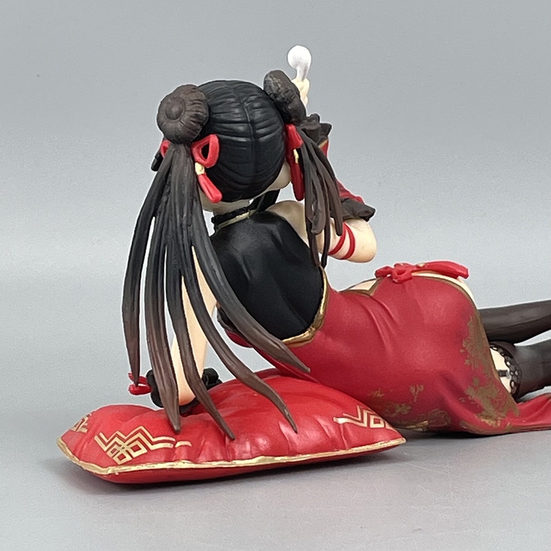 Mô Hình Nhân Vật Tokisaki Kurumi Hoạt Hình Date A Live Mặc Sườn Xám Bằng PVC Sáng Tạo