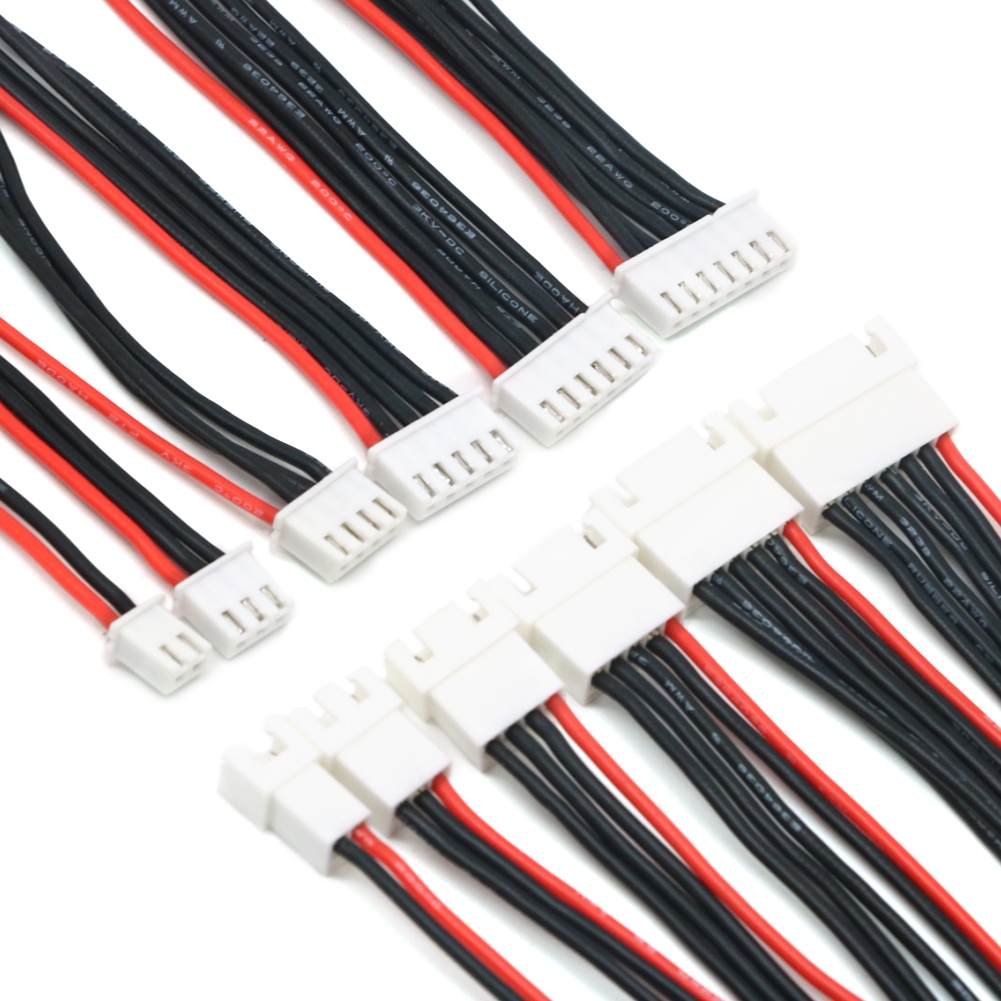 5 Dây Cáp Sạc Nối Dài JST-XH 1S 2S 3S 4S 5S 6S 20cm 22AWG Lipo Cho Pin Lipo Điều Khiển Từ Xa
