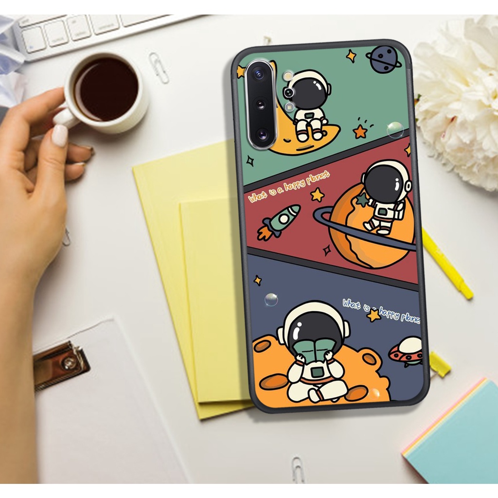 ỐP LƯNG SAMSUNG NOTE 10-SAMSUNG NOTE 10 PLUS   , IN HÌNH ASTRONAUT PHI-HÀNH-GIA, MÀU SẮC BẮT MẮT