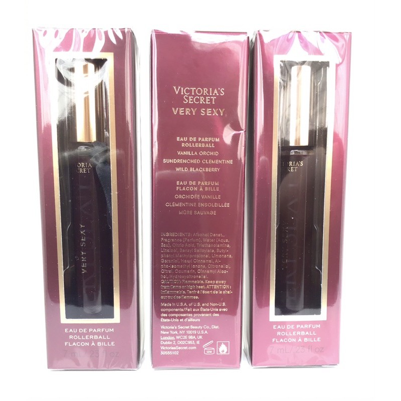 🌺Hàng Mỹ Mới 2021 Nước hoa thanh lăn VERY SEXY Victoria Secret EDP Rollerball 7ml🌼