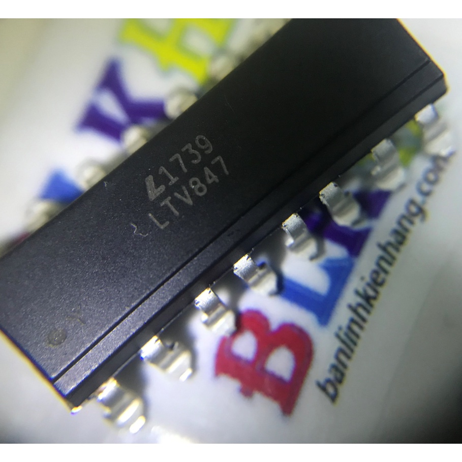 IC Opto LTV847 DIP-16 chính hãng LiteON