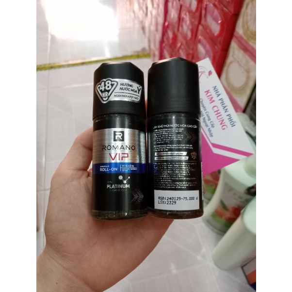 Lăn khử mùi ✅ Romano Vip Platium 50ml