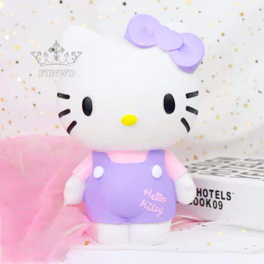 Ống Heo Tiết Kiệm Chống Rơi Hình Hello Kitty Dễ Thương