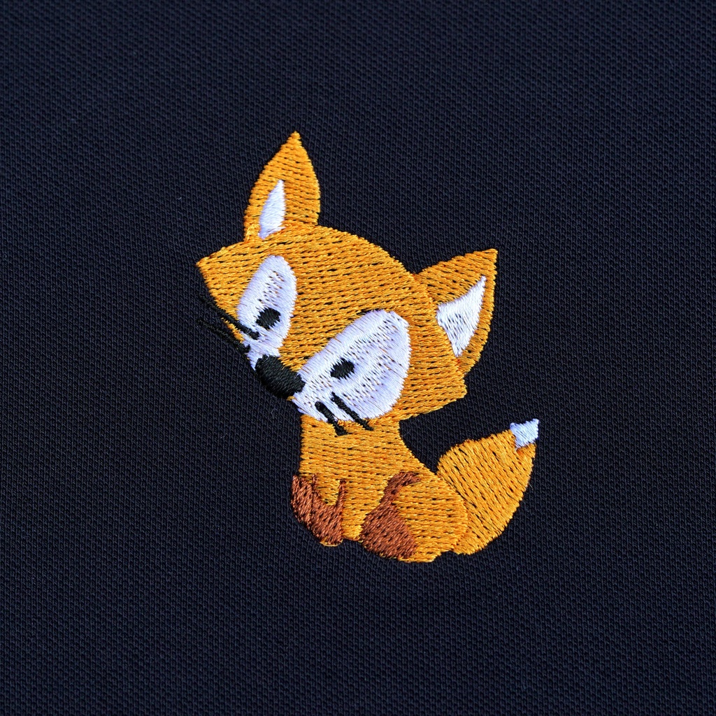 Áo Polo Cá Sấu Cotton MYO Thêu Hình Cáo