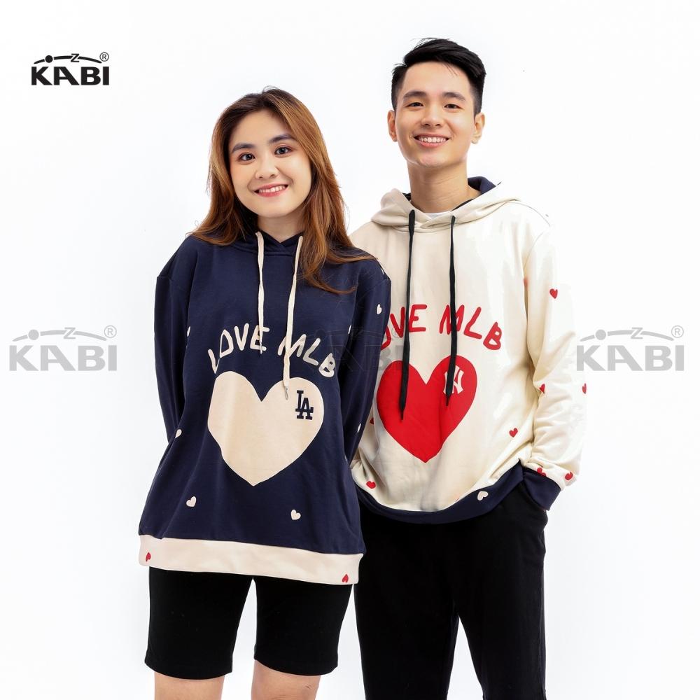 Áo hoodie nam KABI áo khoác tay dài mùa thu đông có cổ tròng đầu in hình