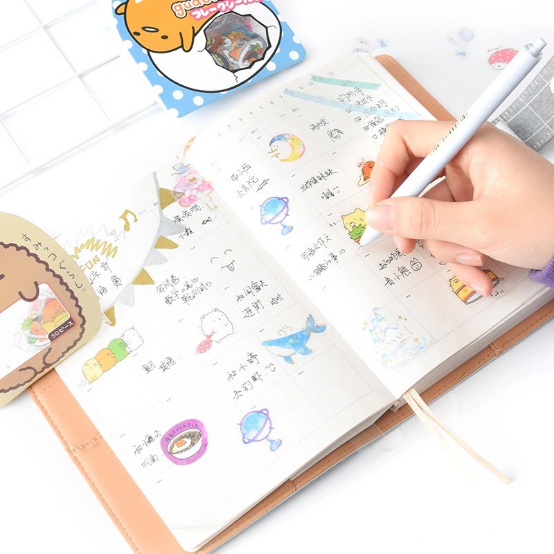 Bộ 50 Sticker Sumikko Gurashi Dễ Thương Chống Thấm Nước - Hình dán trang trí laptop, sổ tay DIY, album (Nock Box)