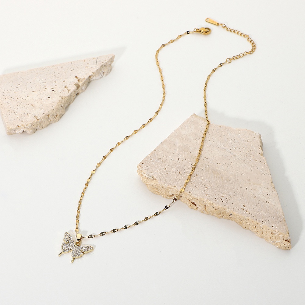 Vòng Cổ Choker Mặt Bướm Phong Cách Cổ Điển Hợp Thời Trang