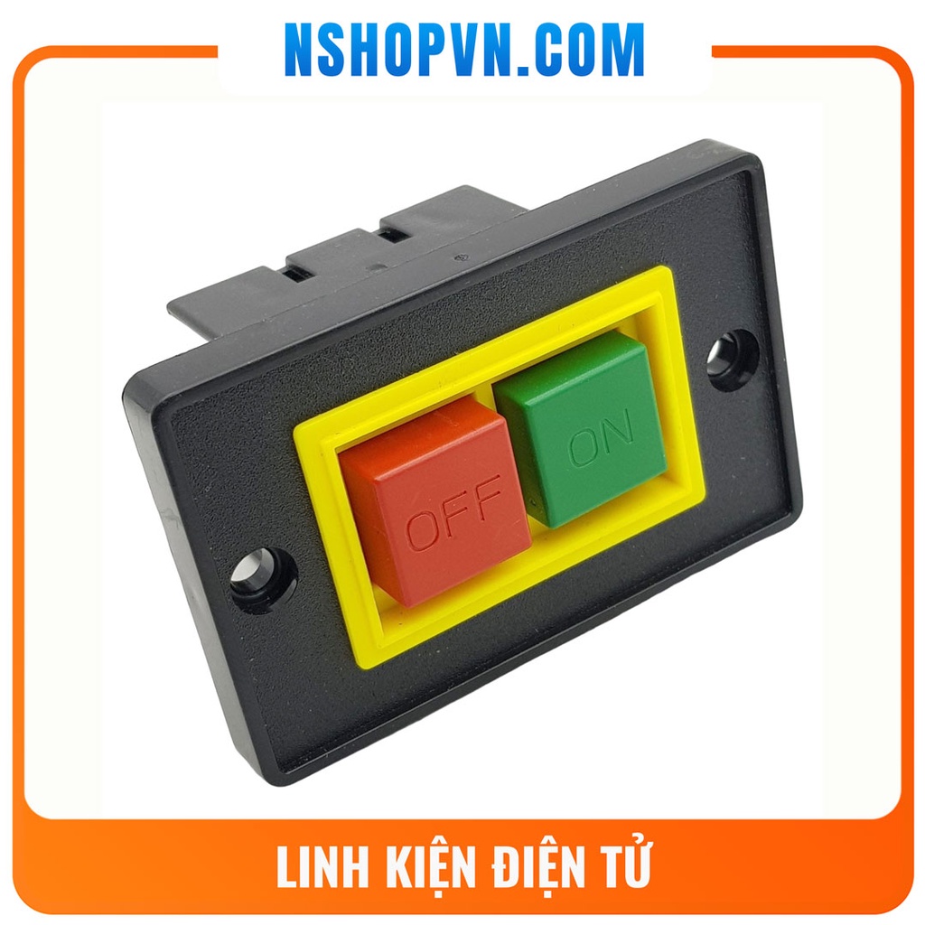 Nút nhấn bật tắt thiết bị tự giữ 3 tiếp điểm QCS1-5