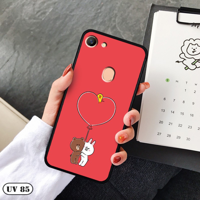 Ốp Oppo F5/ F5 Youth - lưng nhám viền dẻo ngộ nghĩnh