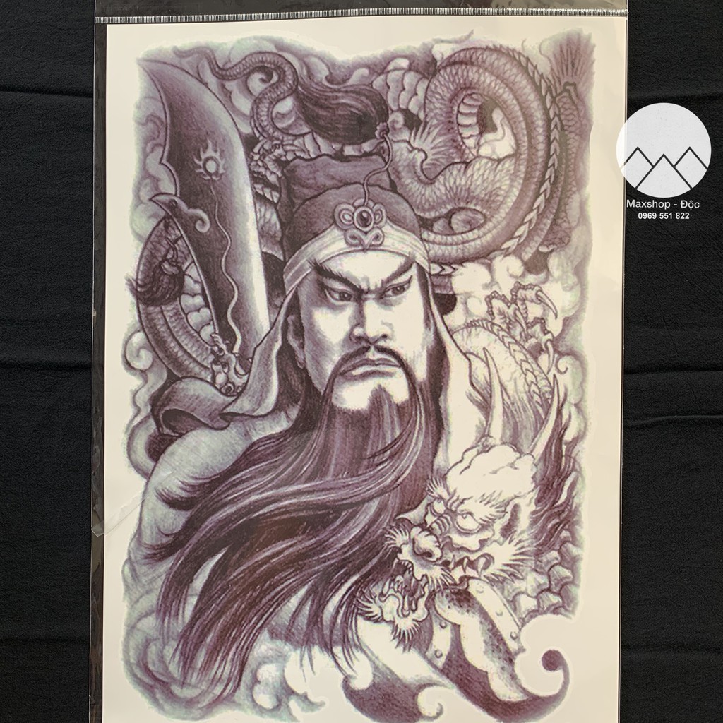 HÌNH XĂM GIẢ TATOO RỒNG PHƯỢNG KÍN LƯNG (Được chọn mẫu)