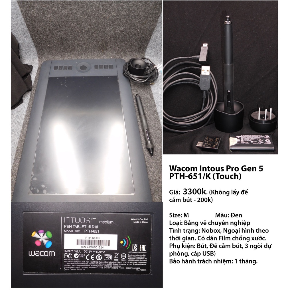 Bảng vẽ điện tử Wacom CTL-480, CTH-480, CTL-490, CTH-490