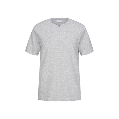 Áo thun cộc tay nam ZioZia cổ V vải cotton dệt hàng xuất Hàn xịn