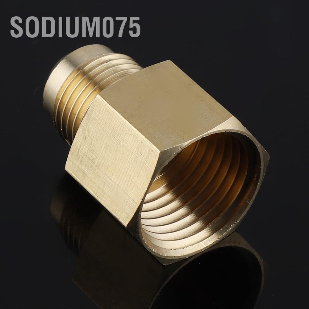 Đầu nối ống ren bằng đồng NPT 3/8 '' x 1/2 '' cho bình ga máy sưởi tủ lạnh