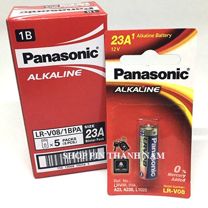 Pin A23 Panasonic 12V thay pin khiển cửa cuốn LR-V08