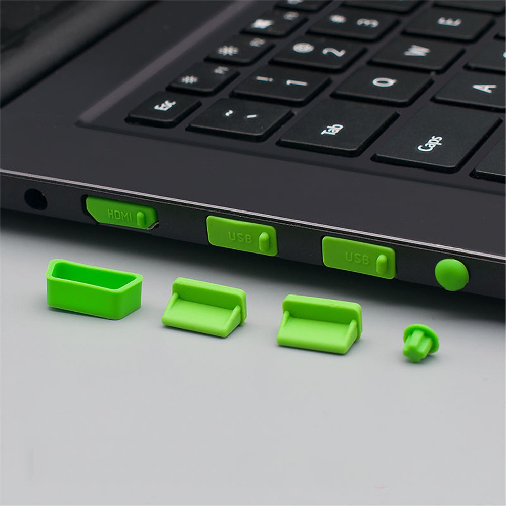 Bộ 16 nút cao su bảo vệ chống bụi cổng HDMI cổng VGA chuyên dụng cho máy tính xách tay