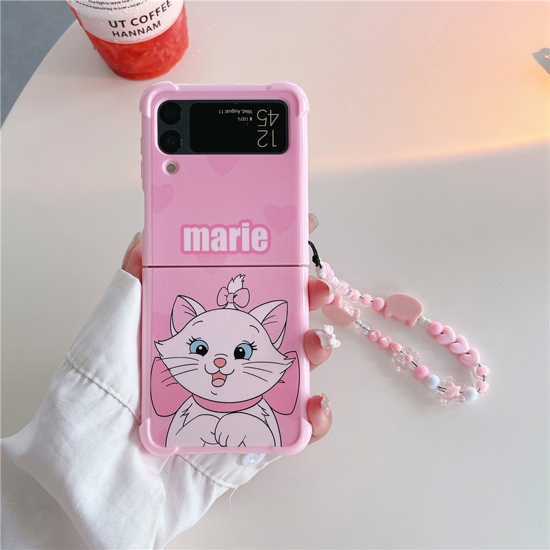 Ốp Điện Thoại Chống Sốc Họa Tiết Mèo Cho Samsung Galaxy Z Flip 3 Flip4 Case Mary Cat Kulomi Flip 4