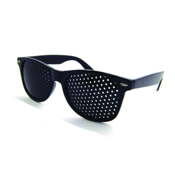 Kính tập mắt Pinhole Glasses - tặng kèm hộp kính thời trang bảo vệ kính+ kèm file hướng dẫn tập mắt