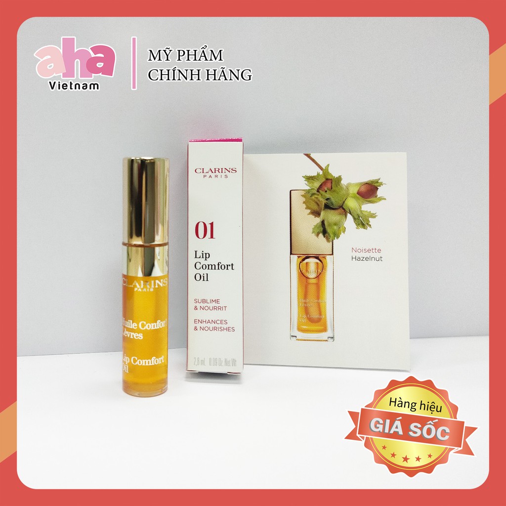 Dầu dưỡng môi Clarins Instant Light Lip Comfort Oil 2.8ml | BigBuy360 - bigbuy360.vn