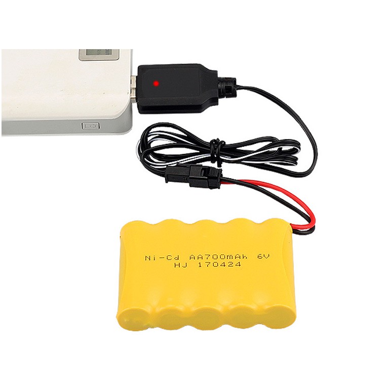 Bộ Pin sạc 6v 700mah Pin xe ô tô điều khiển