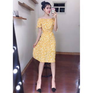Bán sỉ váy hoa cúc dáng xoè