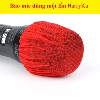 Combo 50c bọc mic dùng một lần/bao micro vệ sinh tiện lợi
