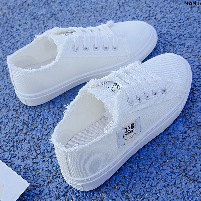 Giày Lười Vải Canvas Đế Bằng Phong Cách Hàn Quốc Thời Trang Xuân Hè Cho Học Sinh | BigBuy360 - bigbuy360.vn